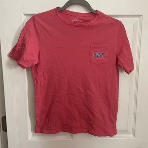 Coral Vineyard Vines Pocket Tee